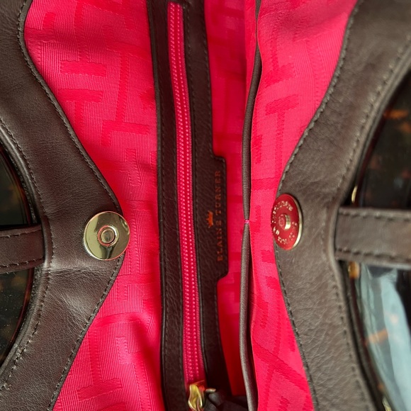 Elaine Turner Woven Straw Handbag ๐๐ - Picture 11 of 12